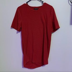 Elwood Red Textured Shirt Medium